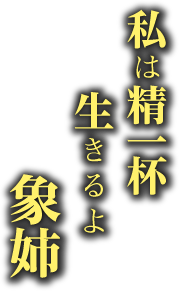 私は精一杯生きるよ象姉